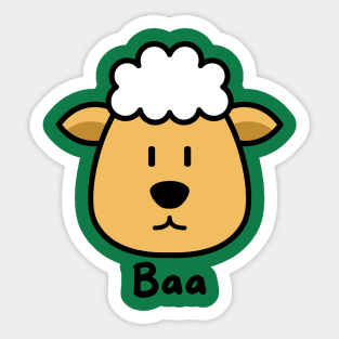 Sheep go baa Sticker